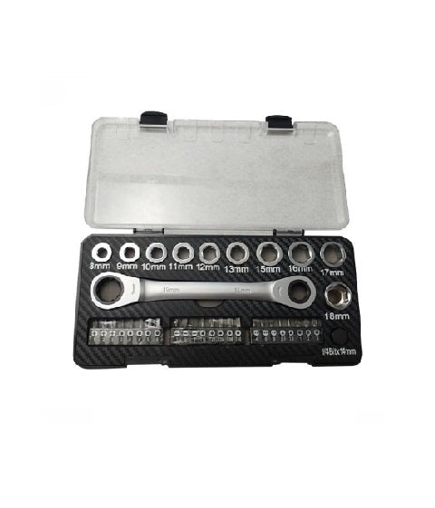 36PC Universal Socket with Reversible Ratchet B